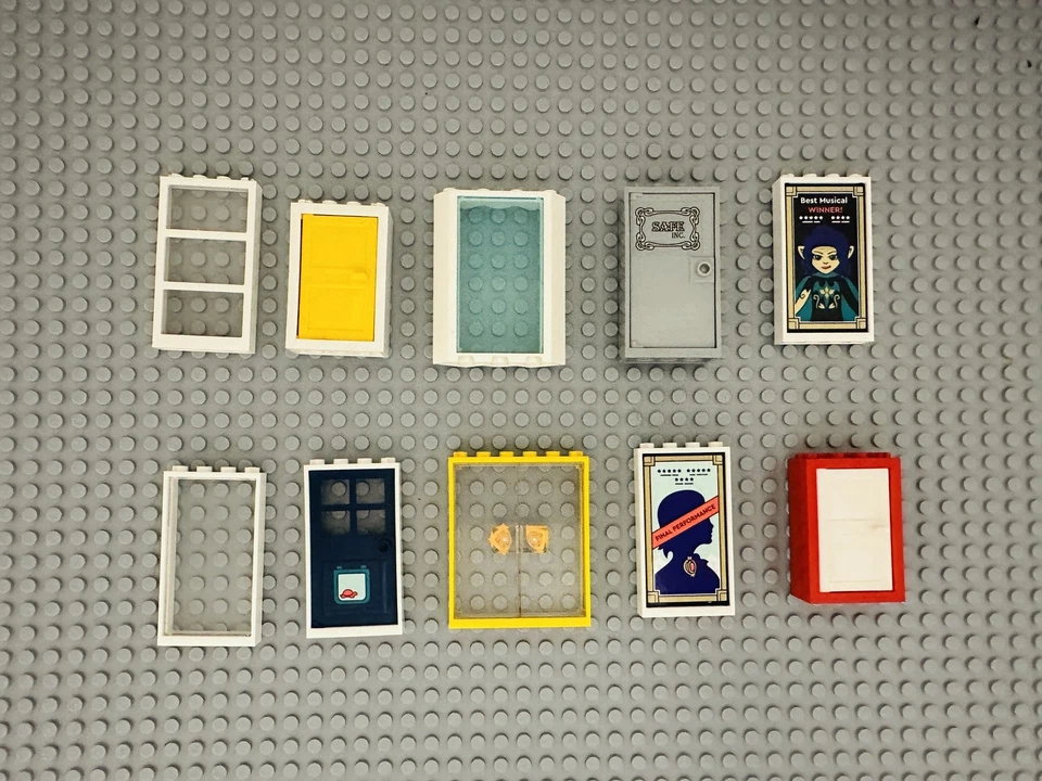 Lote de 10 marcos de puertas Lego con forma de color aleatorio Foto 4 de 4