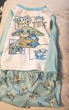 Star Wars Baby Yoda Boys 2pc Snug Fit Pajama Set- Size 2T