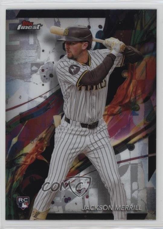 2024 Topps Finest Common Refractor Jackson Merrill #96 11o2