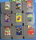 Nintendo NES Game Cartridge Lot 9 Authentic Games, Tested
