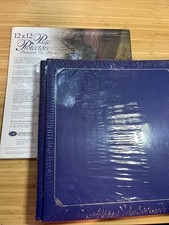 Creative Memories 12x12 Sapphire Blue Scrapbook Album w/Pages  Protectors NEW