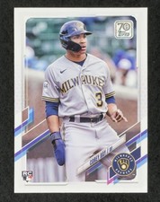 Corey Ray Rookie 2021 Topps Update US93 Brewers RC
