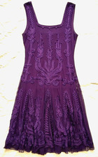 Phase Eight vintage style flapper dress, 20s/30s Gatsby - cruise - stretchy - 16