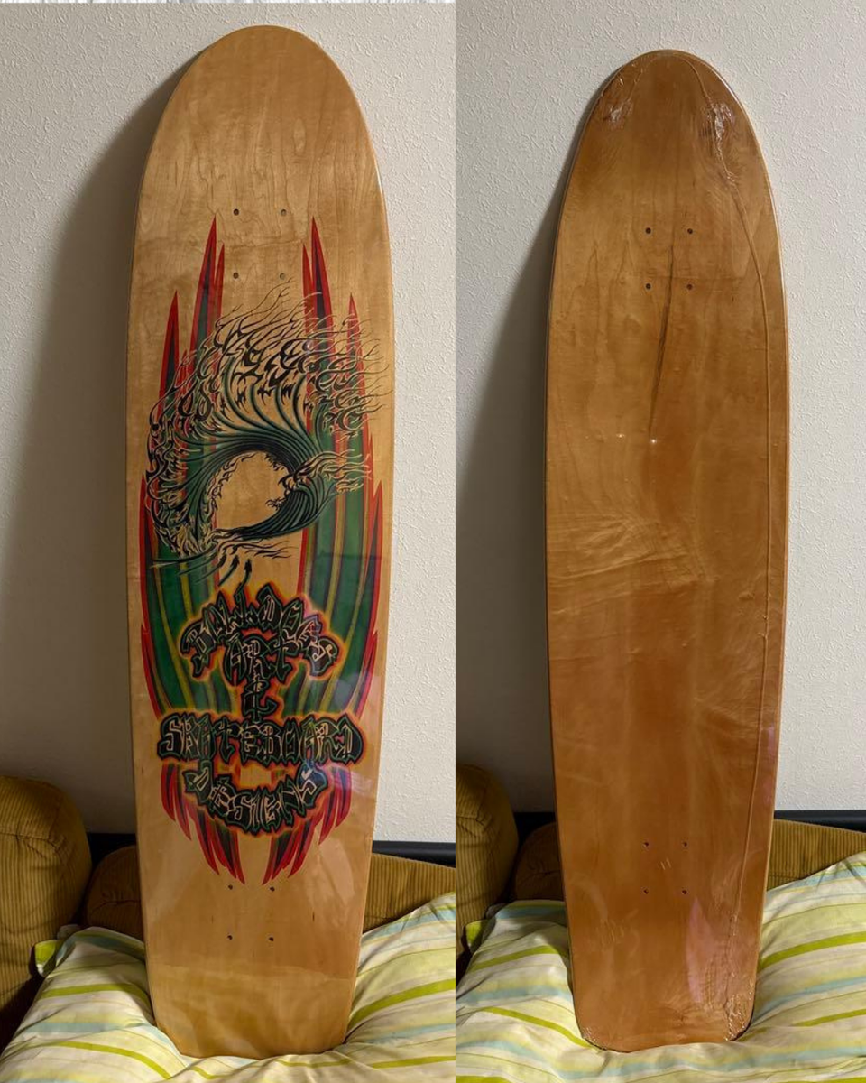 Vintage 90's BDS Bulldog Skates Longboard Deck | eBay