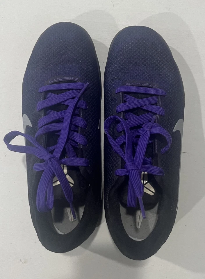 Nike Kobe 11 XI (GS) SIZE 6.5Y YOUTH Hyper Grape/Black 'Eulogy' USED - Image 2 of 4