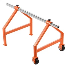 Wire Spool Rack Holder For Up To 29.9 In Diameter Spools Cable Caddy w/Wheels