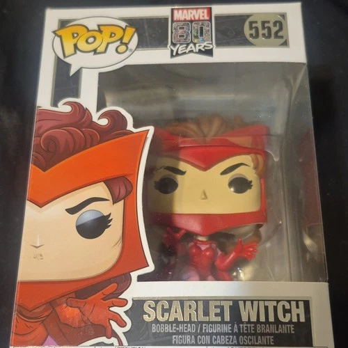 Funko Pop! Vinyl Marvel Scarlet Witch #552 Bobblehead Figure Marvel 80 Years