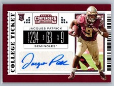 Jacques Patrick 2019 Contenders Draft Picks College Ticket Rookie Auto #168