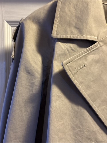 AllSaints Beckette Cropped Belted Trench Coat in Stone UK12 In Good Cond - Picture 4 of 18