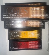 LOGICS COLOR DNA SYSTEM PERMANENT HAIR COLOR CREMES 2 OZ CHOICE RED BROWN BLONDE