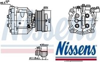 Nissens 891078 Kompressor FüR Klimaanlage Klimakompressor Kompressor