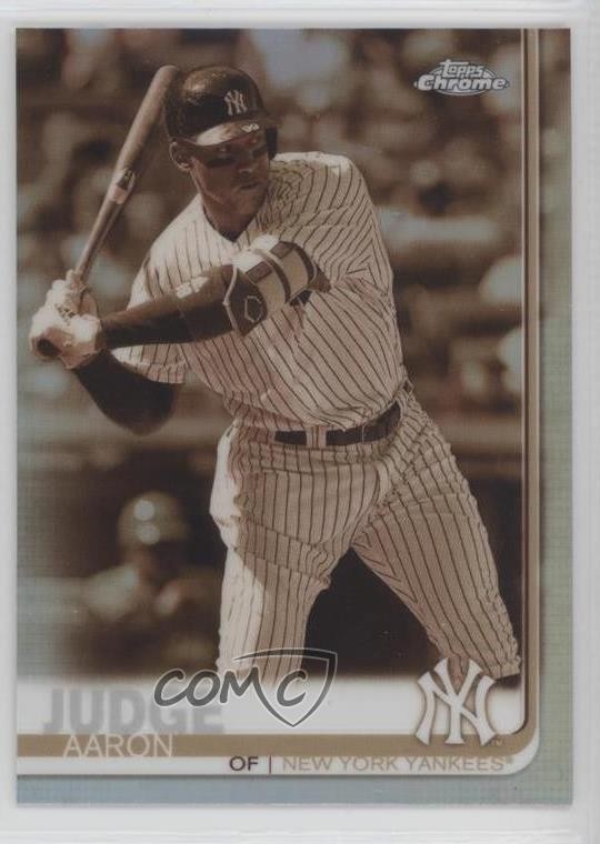 2019 Topps Chrome Sepia Refractor Aaron Judge #100 0qc2