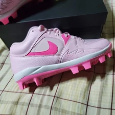 Jordan Stadium 90 Low MCS Pink BASEBALL MOLDED CLEATS