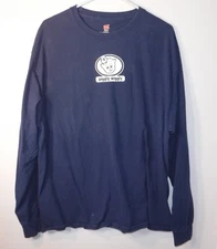 Piggly Wiggly Navy Blue Oink If Your Local Long Sleeve T Shirt Men's XL Tee
