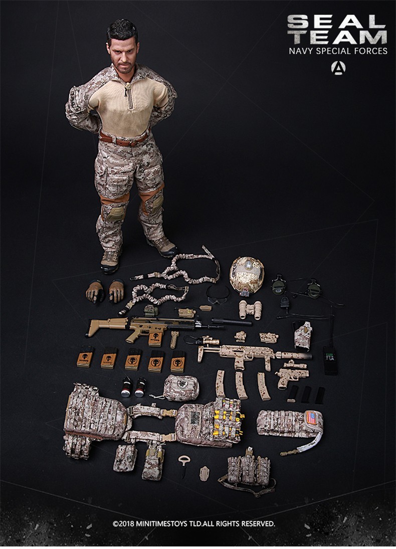 US Navy Seal Team Jason Hayes David Boreanaz Action Figure 1/6
