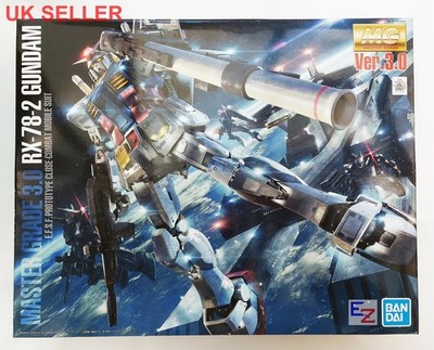 Bandai MG Gundam RX-78-2 Ver. 3.0 1/100 Modell UK VERKÄUFER