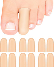 12 Pack Silicone Toe Caps Protectors Covers for Women and Men, Gel Toe