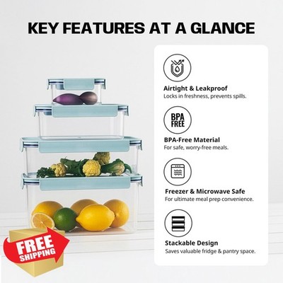 LocknLock Food Container 2.75L BPA-Free Airtight Leakproof Plastic