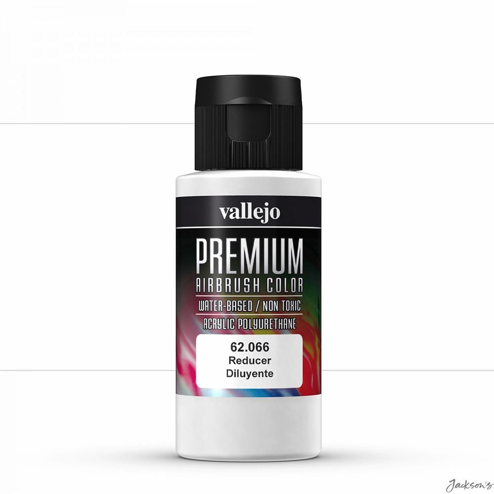 Vallejo Premium Airbrush Paint Reducer Water Based 60ml Acrylic Thinner
