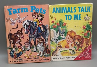 Farm Pets (1954)  and Animals Talk to Me (1966) Elf Books Rand McNally
