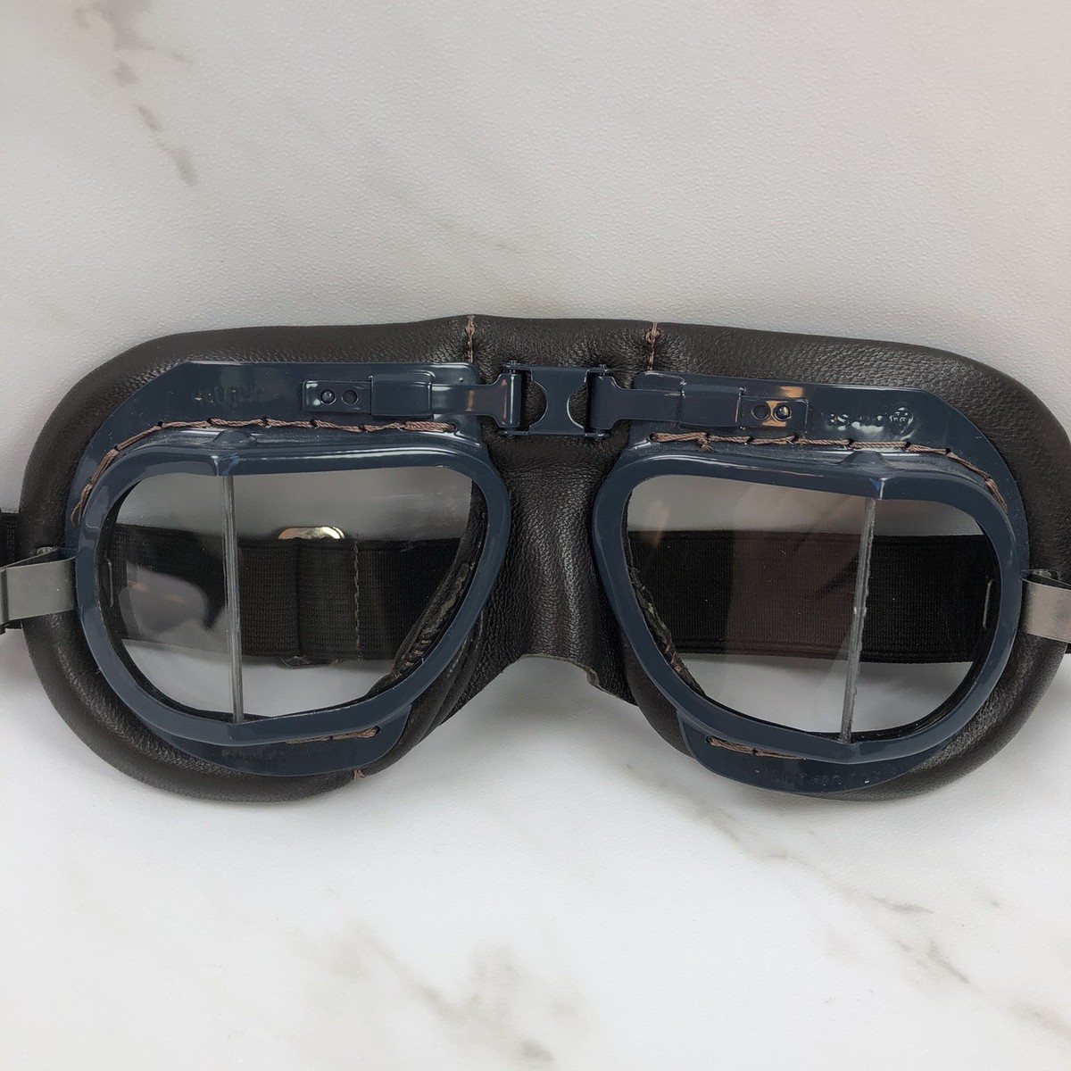 VTG Halcyon Mark 8 RAF Pilot Goggles Curved Lense BS 4110