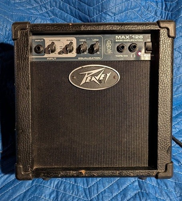 #ad OLD PEAVY TRANS TUBE MINI BASS AMP $40.00