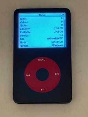 Apple iPod A1136 30GB Video U2 Special Edition 5. Generation Schwarz (MA444CH/A)