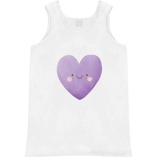 'Smiling Purple Heart' Adult Vest / Tank Top AV055110
