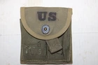 US Military WW2 M1 Carbine Ammo Magazine Stock Belt Pouch OD Canvas JF98
