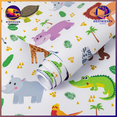 Klebefolie Selbstklebend Matt 30x200cm Tapete für Kinderzimmer Möbel