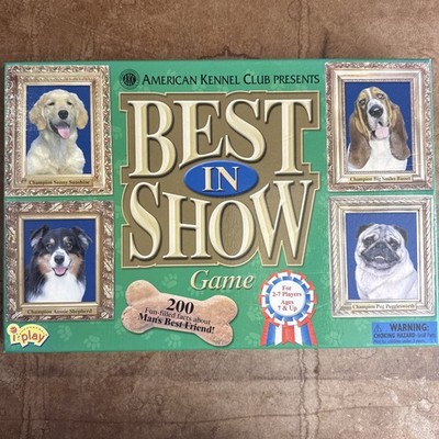 American Kennel Club Best in Show Board Game Complete iPlay Gift Dogs Family Fun
