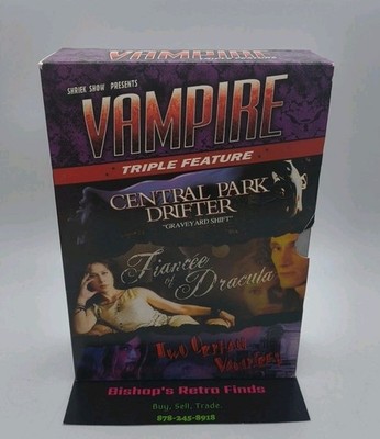 Vampire Triple Fiancee Of Dracula, Central Park Drifter, Two Orphan Vampires Set