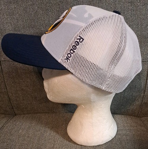 Reebok Buffalo Sabres White Trucker Hat With Blue Rim Appears unworn - Picture 3 of 10