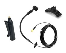  Clip On Instrument Condenser Microphone + Universal Clip () for Bass