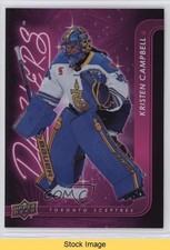 2024-25 Upper Deck PWHL Dazzlers Pink Kristen Campbell #DZ-1 READ bc6