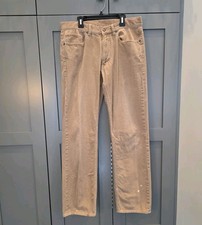 Polo Ralph Lauren Men's Corduroy Pants 33x32 Beige Straight Fit Vintage Casual