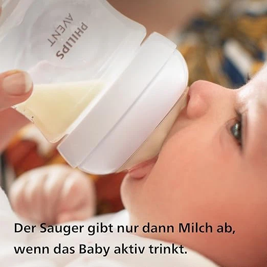 Philips Avent Babyflaschen Natural Response, Geschenkset für Neugeborene 4 Bab - Bild 4 von 4