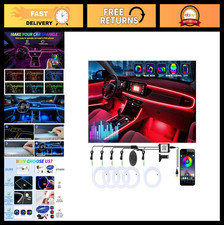 5-in-1 RGB LED Strip Lights for Car - App Control, Ambient Interior Lighting, US