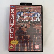 Super Street Fighter II Sega Genesis Empty Case  Manual Only No Game