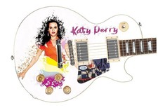 Katy Perry Smile Signed Autographed Custom Photo Graphics Guitar ACOA ACOA