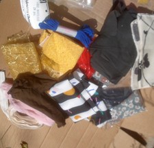 Crafts and Sewing Assorted Bundle Pieces Scraps Junk Drawer Lot