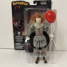 BENDYFIGS PENNYWISE THE CLOWN IT THE NOBLE COLLECTION