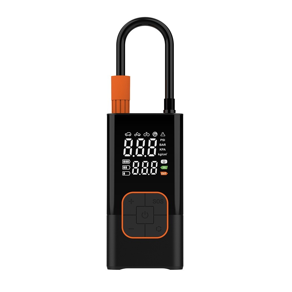 Gonfiatore Pneumatici Auto Senza Fili Digitale USB Ricaricabile Pompa Compressore Aria Pneumatici Uk - Miniatura 2