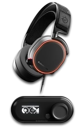 SteelSeries Arctis Pro Gaming Headset with Game DAC Wired Black High-Resolution