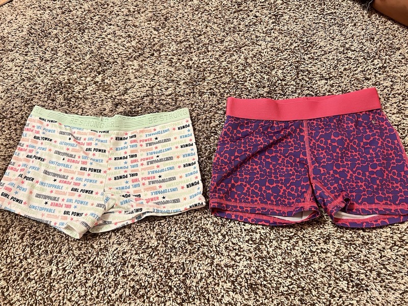 Set Of 2 Girls Spandex Size Large