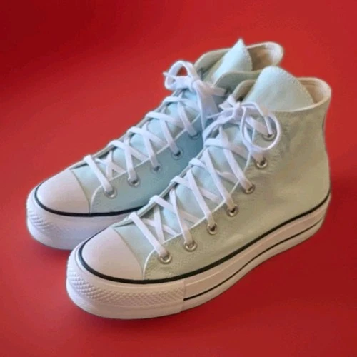 Converse All Star Lift Platform High Chance of Rain — Size 8
