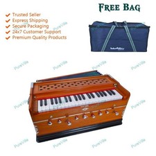 Best Harmonium 9 Stopper Chudidaar Multi Bellows 42 Key Two Reed Baja With Bag