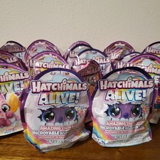 Lot of 20 Hatchimals Alive Mix Of Neon /Rainbow Splash Single Pack Surprise Egg