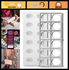 Ravioli Maker Press & Dumpling Mold | Pierogi, Potsticker, Meat Pie Tool | 12 Ra