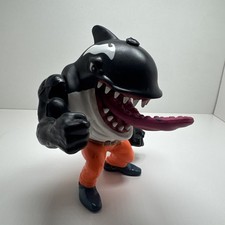 Vintage 1995 Street Sharks Moby Lick Action Figure Street Wise Design Rare